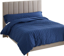 Noorse hoes Alexandra House Living Amán Blauw 150 x 220 cm