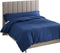 Noorse hoes Alexandra House Living Amán Blauw 150 x 220 cm