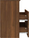 vidaXL - Nachtkastje - 50x32x60 - cm - bruin - eikenkleur