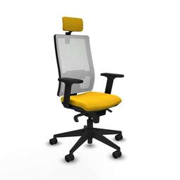 Piqueras y Crespo 2D066N2 - Bureaustoel - Hoofdsteun - Geel