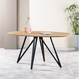 Eettafel Odense 160 cm - naturel | BY-OLAF