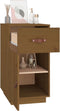 vidaXL - Bureaukastje - 40x50x75 - cm - massief - grenenhout - honingbruin