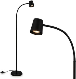 Briloner Skriva - Vloerlamp - Beweegbare lampkop - Zwart - 127.5cm