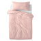Happy Friday Duvet cover set 2 pieces Basic 100x120 cm (Cot) Pale rose