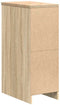 vidaXL - Garagekast - 30x51x85 - cm - massief - grenenhout - sonoma - eikenkleurig