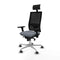 Bureaustoel met hoofdsteun Piqueras y Crespo 3D086G1 Grijs