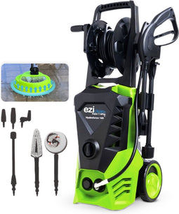 Eziclean® Hydroforce 165 - Hogedrukreiniger - Krachtige Hogedrukspuit - 165 Bar - Intensief gebruik - 180° hoek mondstuk - Hogedrukreiniger auto