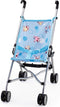 Bayer Design - Poppenbuggy - Voor poppen tot 46 cm - Blauw met Koeien