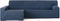 Hoes voor chaise longue met lange armleuning links Eysa TROYA Blauw 170 x 110 x 310 cm
