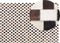 KAYABEY - Patchwork vloerkleed - Lichtbeige - 140 x 200 cm - Koeienhuid