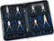 Bruder Mannesmann Tangen set 8-delig in etui - antislip greep - geslepen kop - 10 tot 14,5 cm