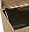 vidaXL - Tuinbox - met - wielen - 984 - L - poly - rattan - gemengd - beige