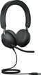Jabra Evolve2 40 SE - Stereo USB-A Headset - Ruisonderdrukking - Zwart