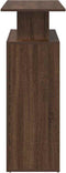 vidaXL - Receptiebalie - 100x40x104 - cm - bewerkt - hout - bruin - eikenkleur