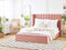 NOYERS - Tweepersoonsbed - Roze - 180 x 200 cm - Fluweel