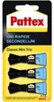 Pattex secondelijm 'Mini-Trio' 3x1gr