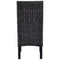 vidaXL - Eetkamerstoelen - 2 - st - kubu - rattan - en - mangohout - zwart
