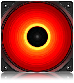 DeepCool RF120R - Gevalventilator 120mm - Hoge helderheid met rode LED (1x)
