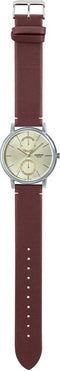 Casio Casio Collection MTP-B310L-9AVEF Horloge - Leer - Bruin - Ø 40 mm