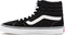 VANS Filmore Hi - Hoge sneakers - Suède/canvas - Zwart/wit - Maat 42.5