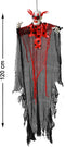 Halloween/horror thema hang decoratie horror clown - enge/griezelige pop - 120 cm