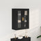 vidaXL - Zwart - Eiken - Wandkast - - - 69.5x34x90 - cm
