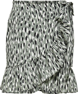ONLY ONLOLIVIA WRAP SKIRT WVN NOOS - Wikkelrok met ruches - Maat XS