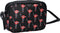 Bouffants and Broken Hearts - Dames Schoudertas - Kunstleer met lipstick design - Zwart