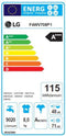 LG F4WV708P1 - Voorlader - 8 kg - 1360 RPM - Wit