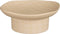Mica Decorations Wolga - Schaal op Voet - L24,5 x B23 x H9,5 cm - Beige