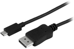 Startech.com CDP2DPMM1MB - USB-C naar DisplayPort adapter kabel - 1m 4K / 60 Hz - Zwart