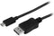 Startech.com CDP2DPMM1MB - USB-C naar DisplayPort adapter kabel - 1m 4K / 60 Hz - Zwart