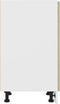 vidaXL - Onderkast - met - lade - 40x46x81,5 - cm - bewerkt - hout - sonoma - eiken