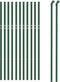 vidaXL - Draadgaashek - 1x25 - m - gegalvaniseerd - staal - groen