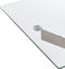MARAMO - Eettafel - Zilver - 70 x 120 cm - Veiligheidsglas