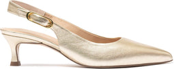 Unisa Ibon_LMT - Dames Pumps - Leer - 5 cm Hak - PLATINO - Maat 37