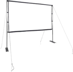 vidaXL - Projectiescherm - met - statieven - 120 - inch - 16:9