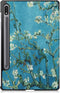 3-Vouw sleepcover hoes - Geschikt voor Samsung Galaxy Tab S7 / Tab S8 - Van Gogh Amandelbloesem