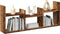 vidaXL - Wandkast - 100x18x40 - cm - bewerkt - hout - oud - houtkleurig