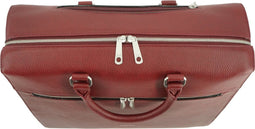 Gigi Fratelli Dames Leren Laptop Trolley 15.6 inch Romance Business ROM8015 Rubino