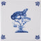 Tegel vogel Royal Delft