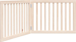 vidaXL - Hondenhek - inklapbaar - 2 - panelen - 160 - cm - populierenhout