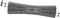 H0 RocoLine (met ballastbed) 42549 Engels wissel, Dubbel 345 mm 1 stuk(s)