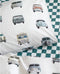 Studio Ditte Dekbedovertrek Auto 140x220cm - Lichtgrijs