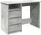 vidaXL - Bureau - 102x50x75 - cm - bewerkt - hout - betongrijs