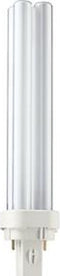 Philips MASTER PL-C / DULUX D D/E - 26W - 830 Warm Wit 2 Pin - Fitting: G24d-3 - 17CM