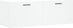 vidaXL - Wandkast - 100x36,5x35 - cm - bewerkt - hout - wit