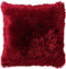 Dutch Decor FLUFFY - Kussenhoes unikleur 45x45 cm - Chili Pepper - rood - met rits