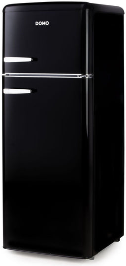 DOMO DO91704R - Retro Koelkast - 206 l - Zwart