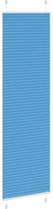 vidaXL - Plissé - rolgordijn - 60x200 - cm - stofbreedte - 59,4 - cm - polyester - blauw